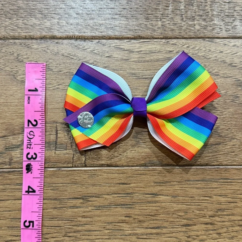 Girls JoJo Siwa Bows - Ombre Bow and Rainbow Bow
